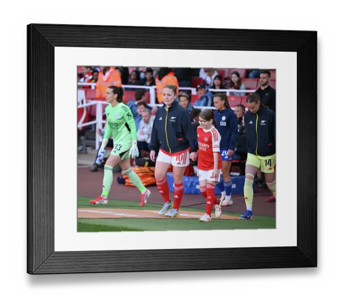 Framed Print : Arsenal v Leicester City - Barclays Women's Super League Arsenal v Leicester City - Barclays Women's Super League