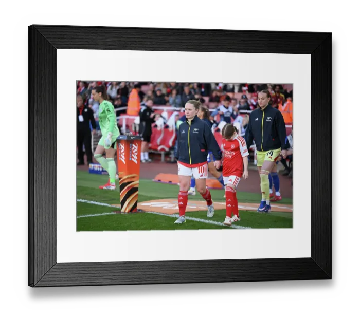 Framed Print : Arsenal v Leicester City - Barclays Women's Super League Arsenal v Leicester City - Barclays Women's Super League