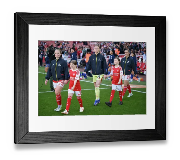 Framed Print : Arsenal v Leicester City - Barclays Women's Super League Arsenal v Leicester City - Barclays Women's Super League