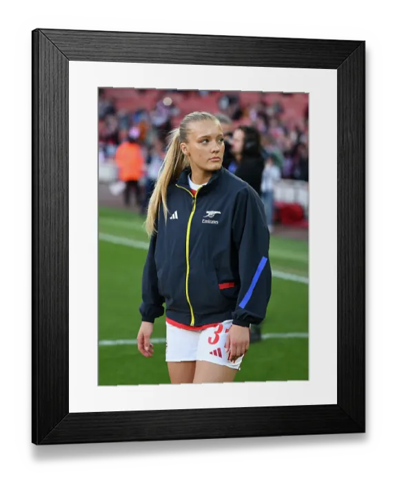 Framed Print : Arsenal v Leicester City - Barclays Women's Super League Arsenal v Leicester City - Barclays Women's Super League