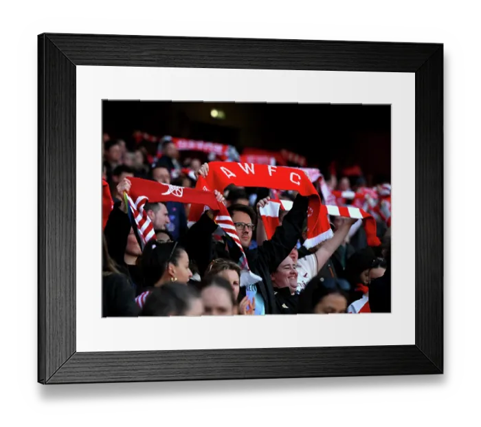 Framed Print : Arsenal v Leicester City - Barclays Women's Super League Arsenal v Leicester City - Barclays Women's Super League