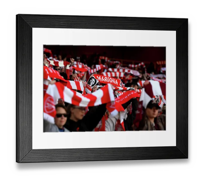 Framed Print : Arsenal v Leicester City - Barclays Women's Super League Arsenal v Leicester City - Barclays Women's Super League