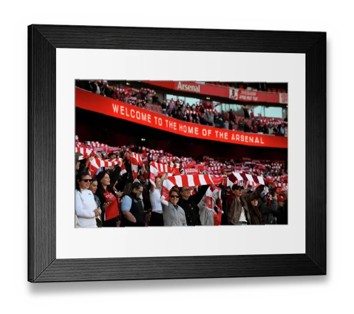 Framed Print : Arsenal v Leicester City - Barclays Women's Super League Arsenal v Leicester City - Barclays Women's Super League