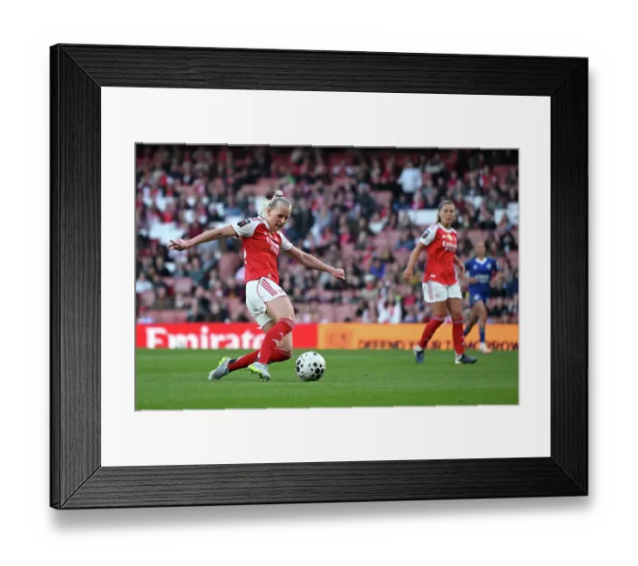 Framed Print : Arsenal v Leicester City - Barclays Women's Super League Arsenal v Leicester City - Barclays Women's Super League