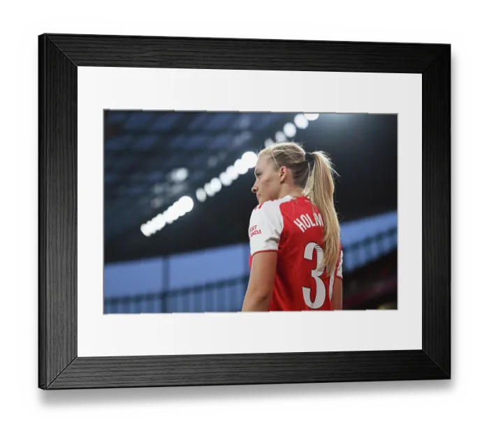 Framed Print : Arsenal v Leicester City - Barclays Women's Super League Arsenal v Leicester City - Barclays Women's Super League