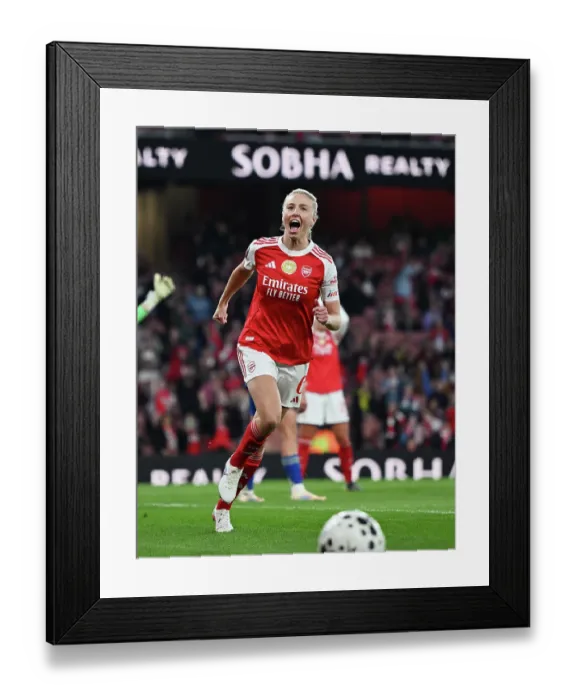 Framed Print : Arsenal v Leicester City - Barclays Women's Super League Arsenal v Leicester City - Barclays Women's Super League