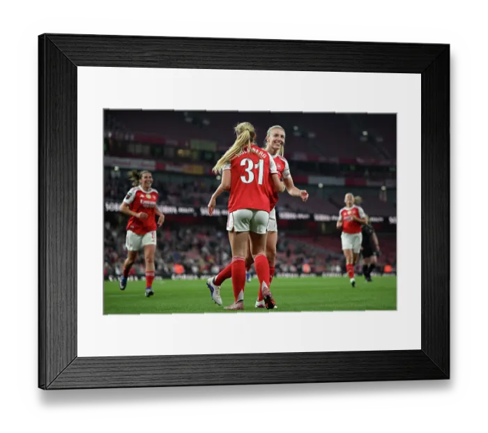 Framed Print : Arsenal v Leicester City - Barclays Women's Super League Arsenal v Leicester City - Barclays Women's Super League