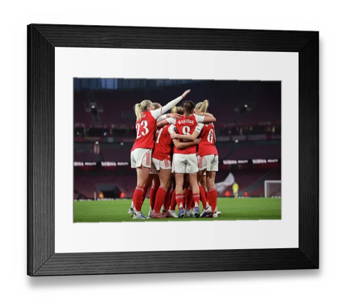 Framed Print : Arsenal v Leicester City - Barclays Women's Super League Arsenal v Leicester City - Barclays Women's Super League