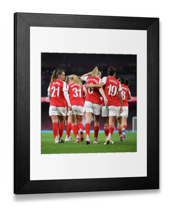 Framed Print : Arsenal v Leicester City - Barclays Women's Super League Arsenal v Leicester City - Barclays Women's Super League