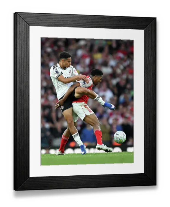 Framed Print : Arsenal v Fulham - Premier League Framed Print : Arsenal v Fulham - Premier League