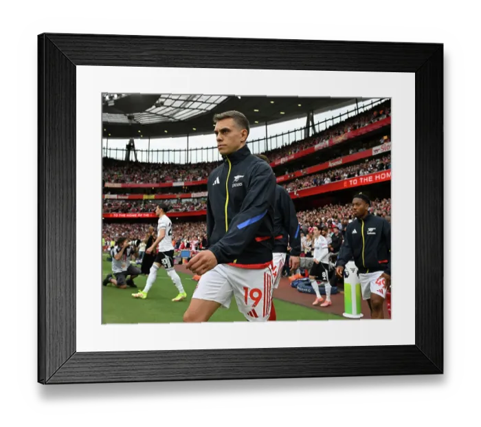 Framed Print : Arsenal v Fulham - Premier League Framed Print : Arsenal v Fulham - Premier League