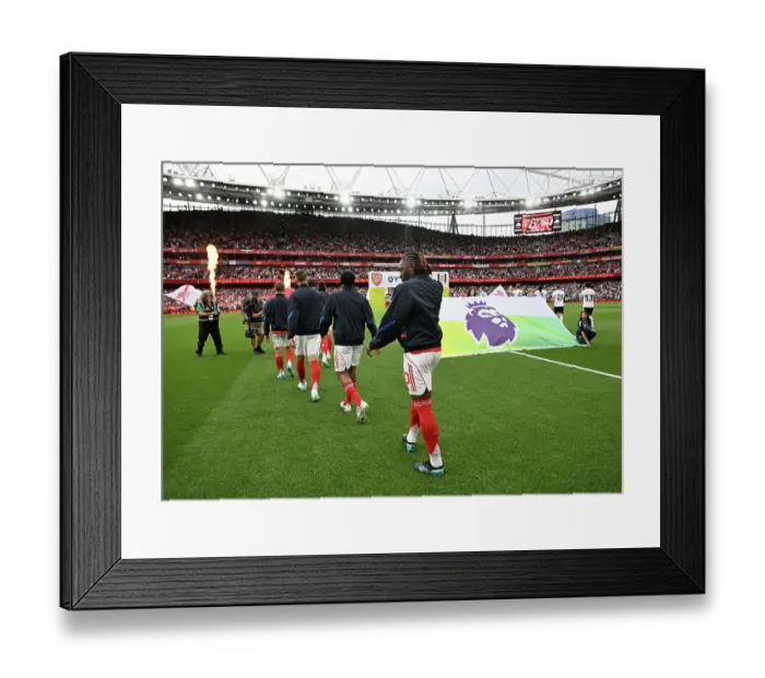 Framed Print : Arsenal v Fulham - Premier League Framed Print : Arsenal v Fulham - Premier League