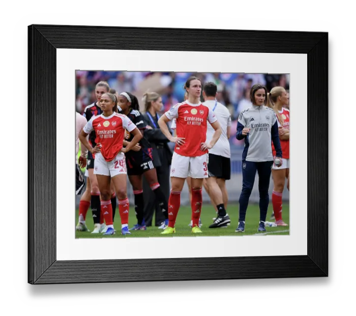 Framed Print : OL Lyonnes v Arsenal FC - UEFA Women's Champions League 2025 / 26 Semi-Final Second Leg OL Lyonnes v Arsenal FC - UEFA Women's Champions League 2025 / 26 Semi-Final Second Leg Framed Print : OL Lyonnes v Arsenal FC - UEFA Women's Champions League 2025 / 26 Semi-Final Second Leg OL Lyonnes v Arsenal FC - UEFA Women's Champions League 2025 / 26 Semi-Final Second Leg