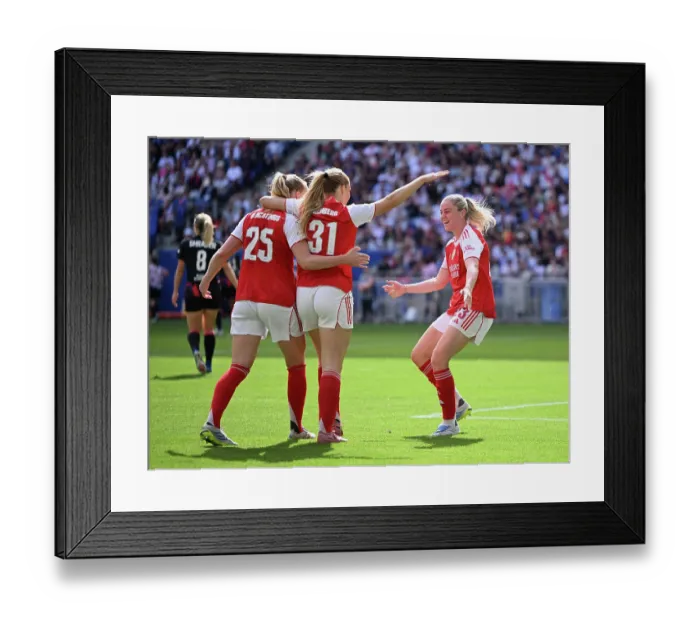 Framed Print : OL Lyonnes v Arsenal FC - UEFA Women's Champions League 2025 / 26 Semi-Final Second Leg OL Lyonnes v Arsenal FC - UEFA Women's Champions League 2025 / 26 Semi-Final Second Leg Framed Print : OL Lyonnes v Arsenal FC - UEFA Women's Champions League 2025 / 26 Semi-Final Second Leg OL Lyonnes v Arsenal FC - UEFA Women's Champions League 2025 / 26 Semi-Final Second Leg
