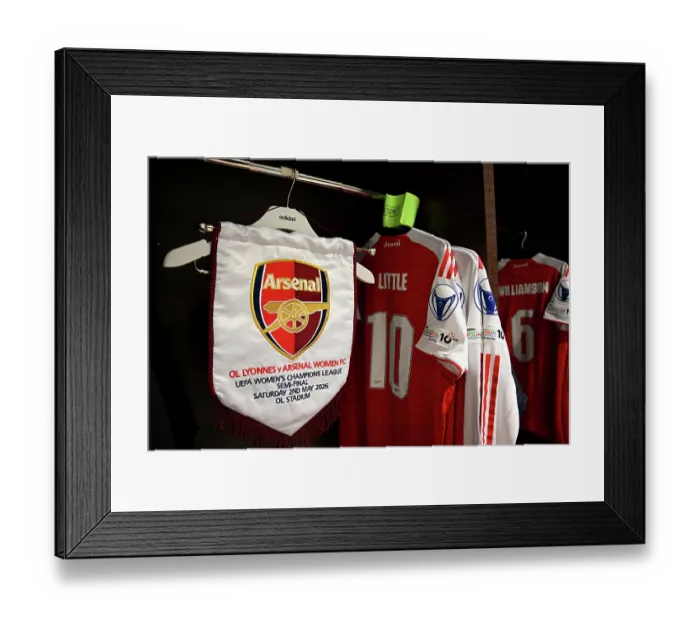 Framed Print : OL Lyonnes v Arsenal FC - UEFA Women's Champions League 2025 / 26 Semi-Final Second Leg OL Lyonnes v Arsenal FC - UEFA Women's Champions League 2025 / 26 Semi-Final Second Leg Framed Print : OL Lyonnes v Arsenal FC - UEFA Women's Champions League 2025 / 26 Semi-Final Second Leg OL Lyonnes v Arsenal FC - UEFA Women's Champions League 2025 / 26 Semi-Final Second Leg