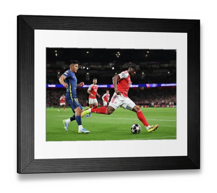 Framed Print : Arsenal FC v Atletico de Madrid - UEFA Champions League 2025 / 26 Semi Final Second Leg