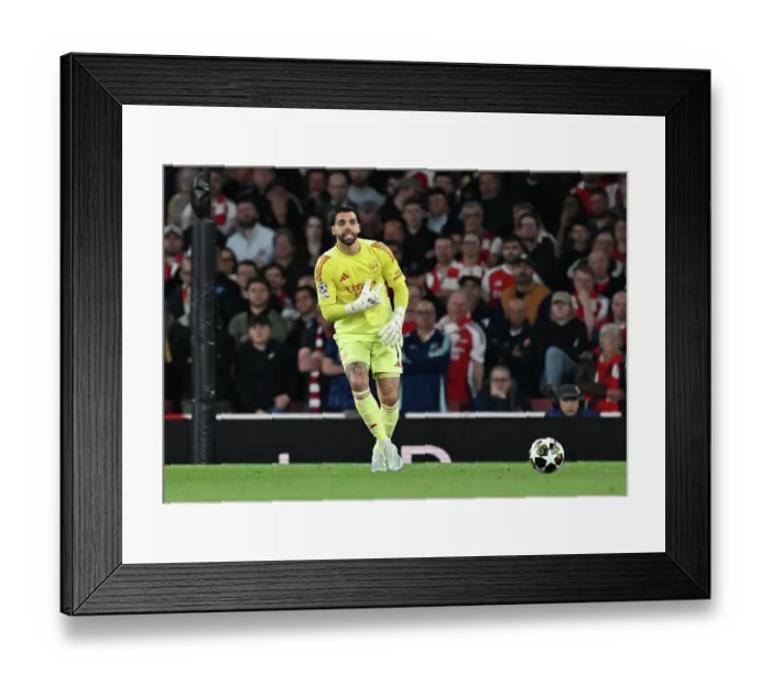 Framed Print : Arsenal FC v Atletico de Madrid - UEFA Champions League 2025 / 26 Semi Final Second Leg
