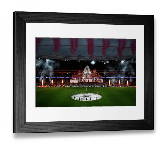 Framed Print : Arsenal FC v Atletico de Madrid - UEFA Champions League 2025 / 26 Semi Final Second Leg