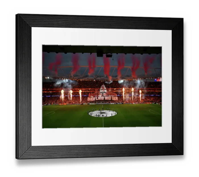 Framed Print : Arsenal FC v Atletico de Madrid - UEFA Champions League 2025 / 26 Semi Final Second Leg