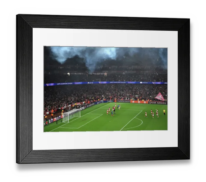 Framed Print : Arsenal FC v Atletico de Madrid - UEFA Champions League 2025 / 26 Semi Final Second Leg Framed Print : Arsenal FC v Atletico de Madrid - UEFA Champions League 2025 / 26 Semi Final Second Leg