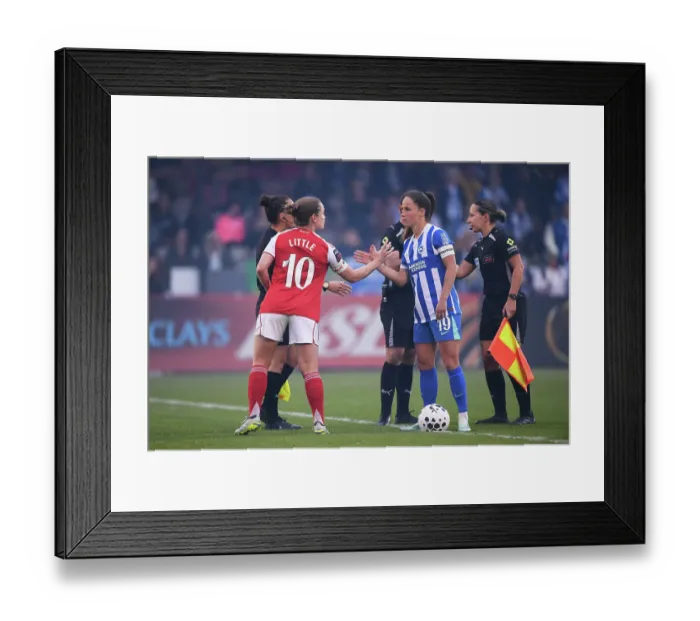 Framed Print : Brighton & Hove Albion v Arsenal - Barclays Women's Super League Brighton & Hove Albion v Arsenal - Barclays Women's Super League