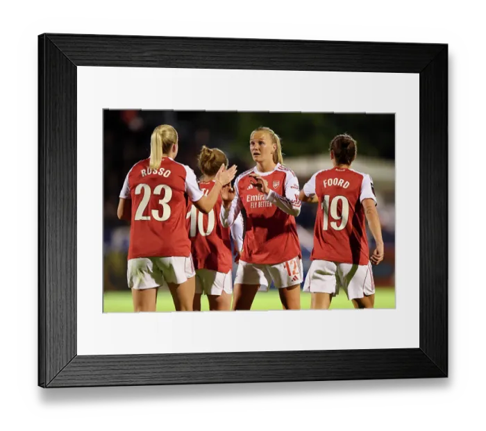 Framed Print : Brighton & Hove Albion v Arsenal - Barclays Women's Super League Brighton & Hove Albion v Arsenal - Barclays Women's Super League