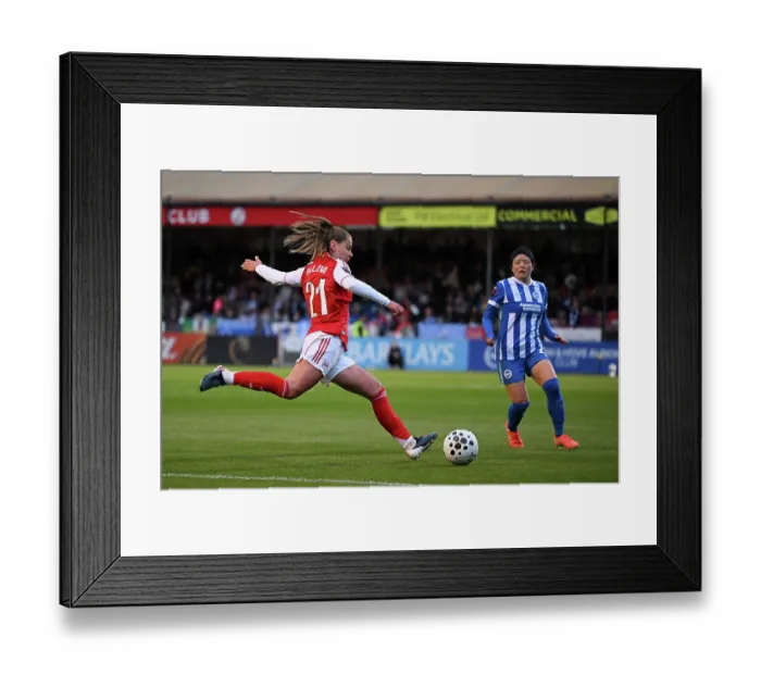 Framed Print : Brighton & Hove Albion v Arsenal - Barclays Women's Super League Brighton & Hove Albion v Arsenal - Barclays Women's Super League