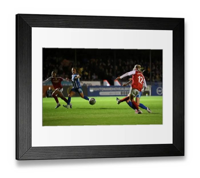 Framed Print : Brighton & Hove Albion v Arsenal - Barclays Women's Super League Brighton & Hove Albion v Arsenal - Barclays Women's Super League