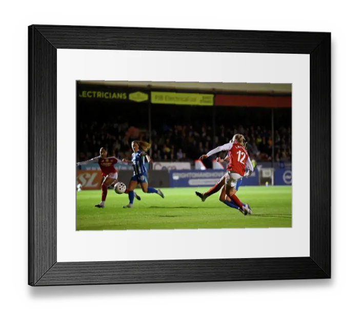 Framed Print : Brighton & Hove Albion v Arsenal - Barclays Women's Super League Brighton & Hove Albion v Arsenal - Barclays Women's Super League