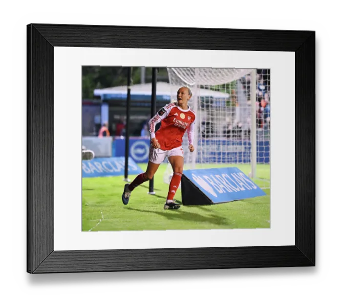 Framed Print : Brighton & Hove Albion v Arsenal - Barclays Women's Super League Brighton & Hove Albion v Arsenal - Barclays Women's Super League