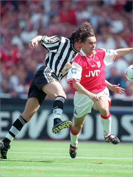 Marc Overmars Thrilling FA Cup Final Debut: Scoring the First Goal Against Newcastle United, 1998
