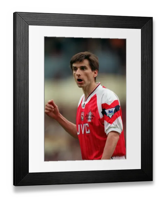 Framed Print : Alan Smith - Arsenal. Arsenal v Sheffield Wednesday. The FA Cup Final, 1993