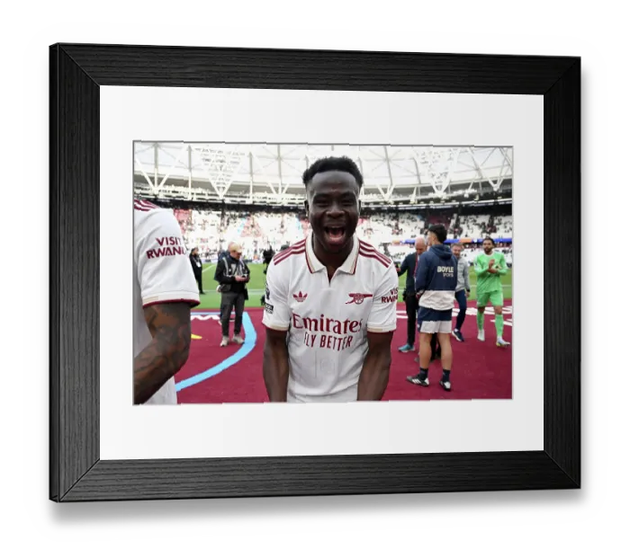 Framed Print : West Ham United v Arsenal - Premier League