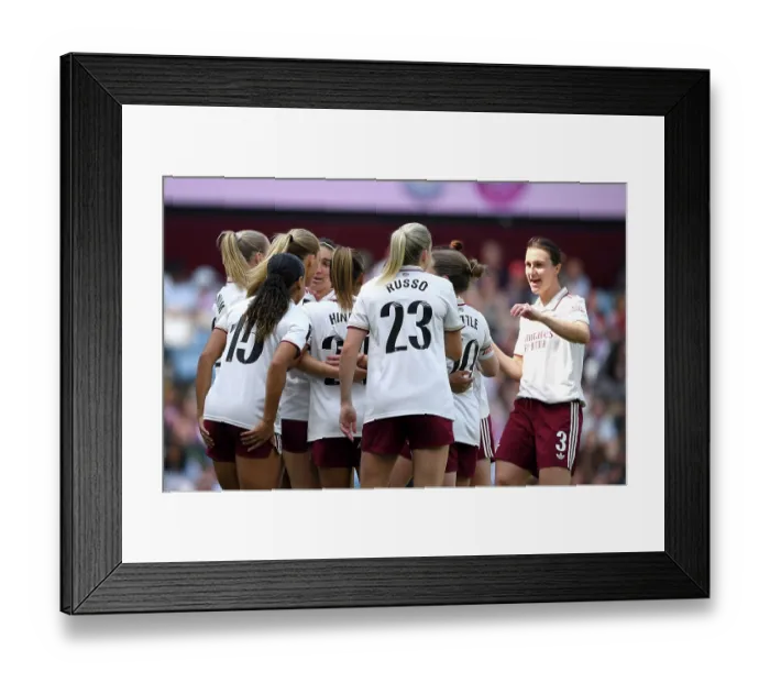 Framed Print : Aston Villa v Arsenal - Barclays Women's Super League Aston Villa v Arsenal - Barclays Women's Super League