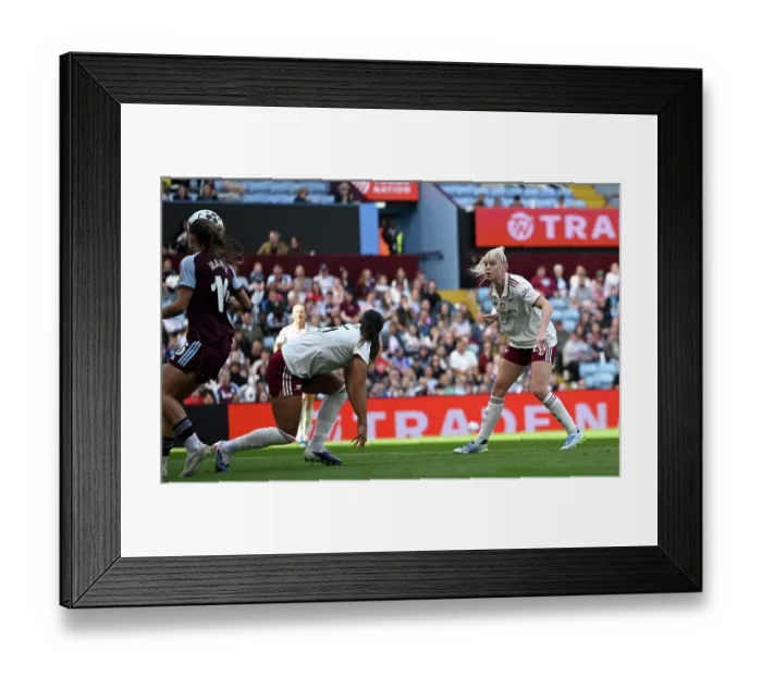 Framed Print : Aston Villa v Arsenal - Barclays Women's Super League Aston Villa v Arsenal - Barclays Women's Super League