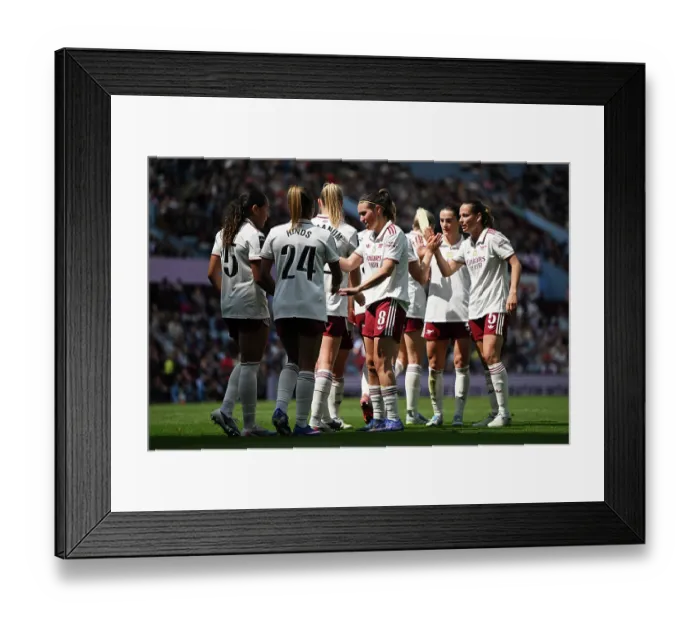 Framed Print : Aston Villa v Arsenal - Barclays Women's Super League Aston Villa v Arsenal - Barclays Women's Super League