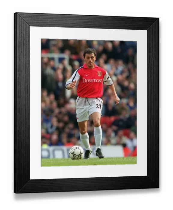 Framed Print : Arsenal's Victory: Nelson Vivas Scores the Fourth Goal Against Everton at Highbury, London, 21 / 4 / 2001 Framed Print : Arsenal's Victory: Nelson Vivas Scores the Fourth Goal Against Everton at Highbury, London, 21 / 4 / 2001