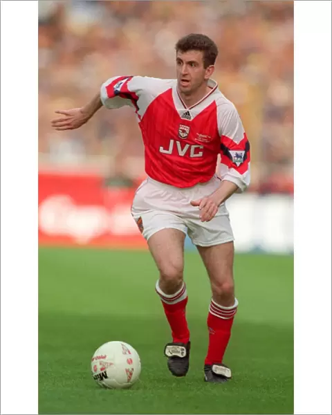 Nigel Winterburn (Arsenal). Arsenal v Sheffield Wednesday