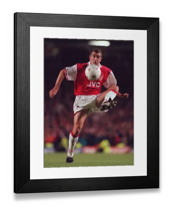 Framed Print : Nigel Winterburn: Arsenal Champion, 1997 / 98 Double Winning Season