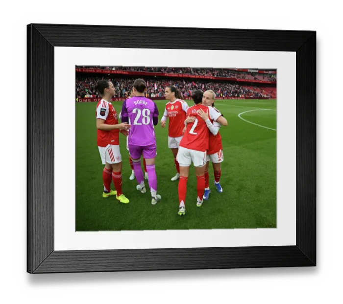 Framed Print : Arsenal v Everton - Barclays Women's Super League Arsenal v Everton - Barclays Women's Super League