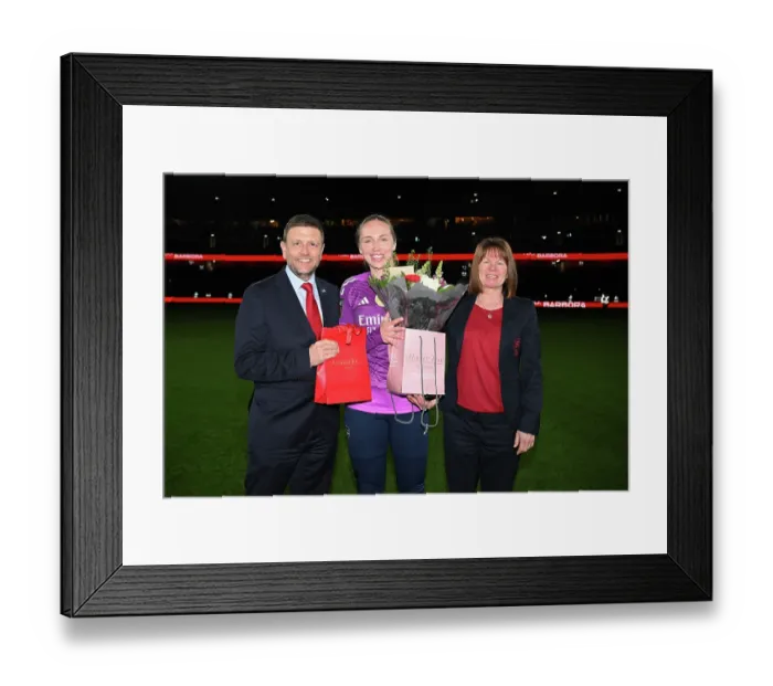 Framed Print : Arsenal v Everton - Barclays Women's Super League Arsenal v Everton - Barclays Women's Super League