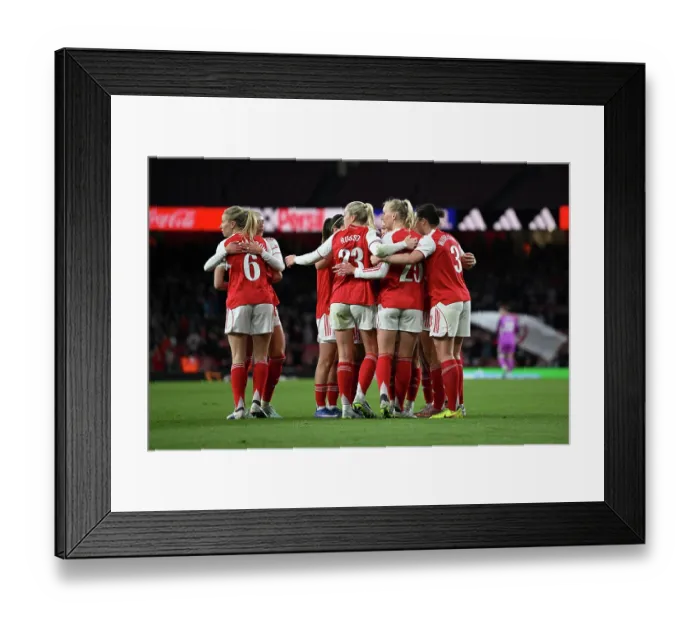 Framed Print : Arsenal v Everton - Barclays Women's Super League Arsenal v Everton - Barclays Women's Super League