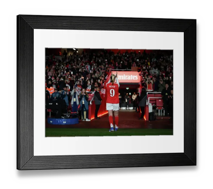 Framed Print : Arsenal v Everton - Barclays Women's Super League Arsenal v Everton - Barclays Women's Super League