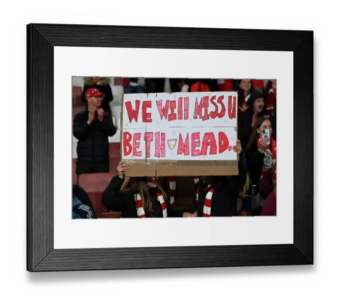 Framed Print : Arsenal v Everton - Barclays Women's Super League Arsenal v Everton - Barclays Women's Super League
