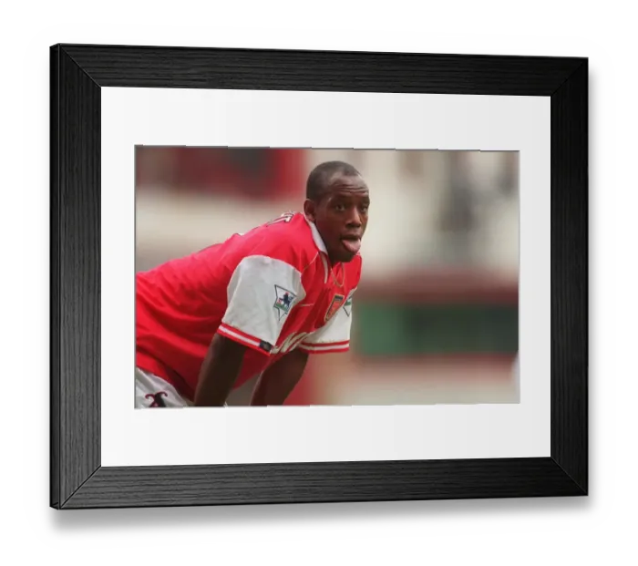 Framed Print : Arsenal's Unforgettable Double: The Champion's League and Premier League Victory with Ian Wright, 1997 / 98 Framed Print : Arsenal's Unforgettable Double: The Champion's League and Premier League Victory with Ian Wright, 1997 / 98