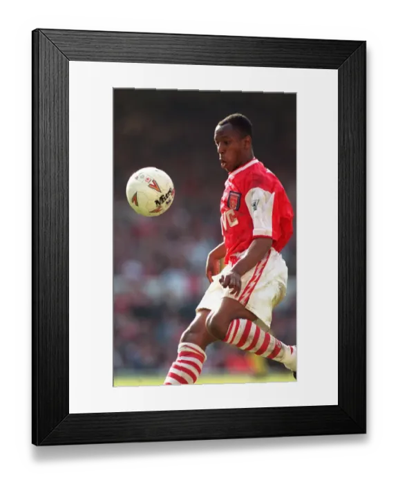Framed Print : Ian Wright in Action for Arsenal Football Club Framed Print : Ian Wright in Action for Arsenal Football Club
