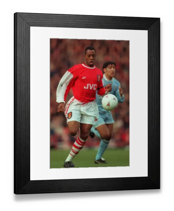 Framed Print : Ian Wright in Action for Arsenal Football Club Framed Print : Ian Wright in Action for Arsenal Football Club
