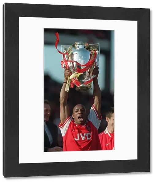 Ian Wright Celebrates Arsenal's Premier League Victory, May 1998