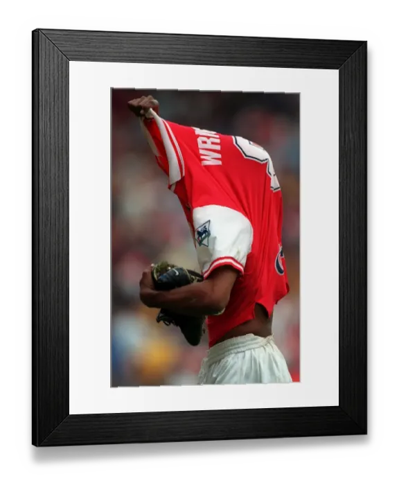 Framed Print : Ian Wright Stripping Down: An Unforgettable Arsenal Moment Framed Print : Ian Wright Stripping Down: An Unforgettable Arsenal Moment
