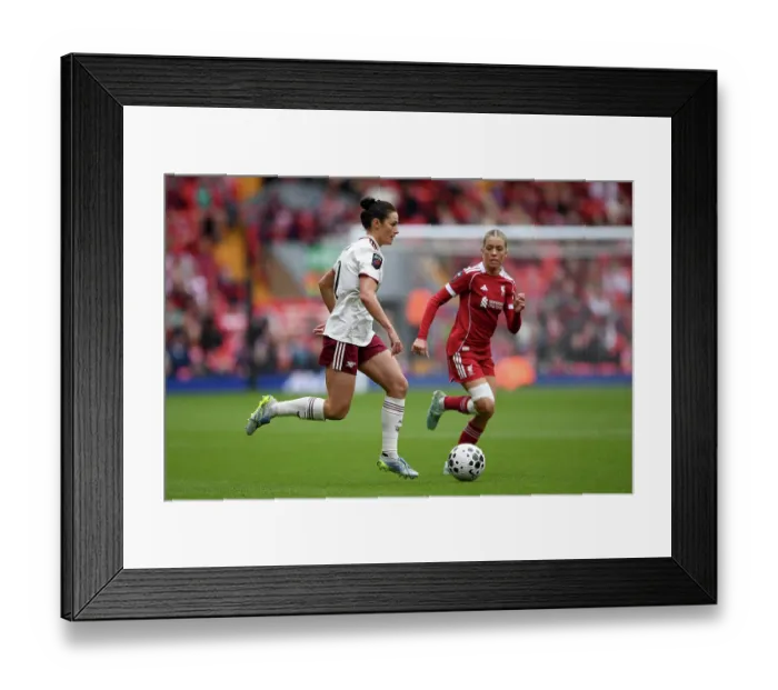 Framed Print : Liverpool v Arsenal - Barclays Women's Super League Liverpool v Arsenal - Barclays Women's Super League